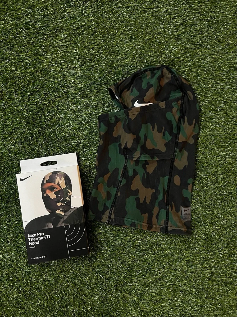 Nike Camo Therma-FIT Hood - Green/Brown/Black